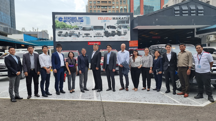 Isuzu Gencars Makati, Isuzu Philippines Corporation, Isuzu Motors Limited ve Mitsubishi Corporation-Isuzu Division Japan yöneticilerini ziyaret etti