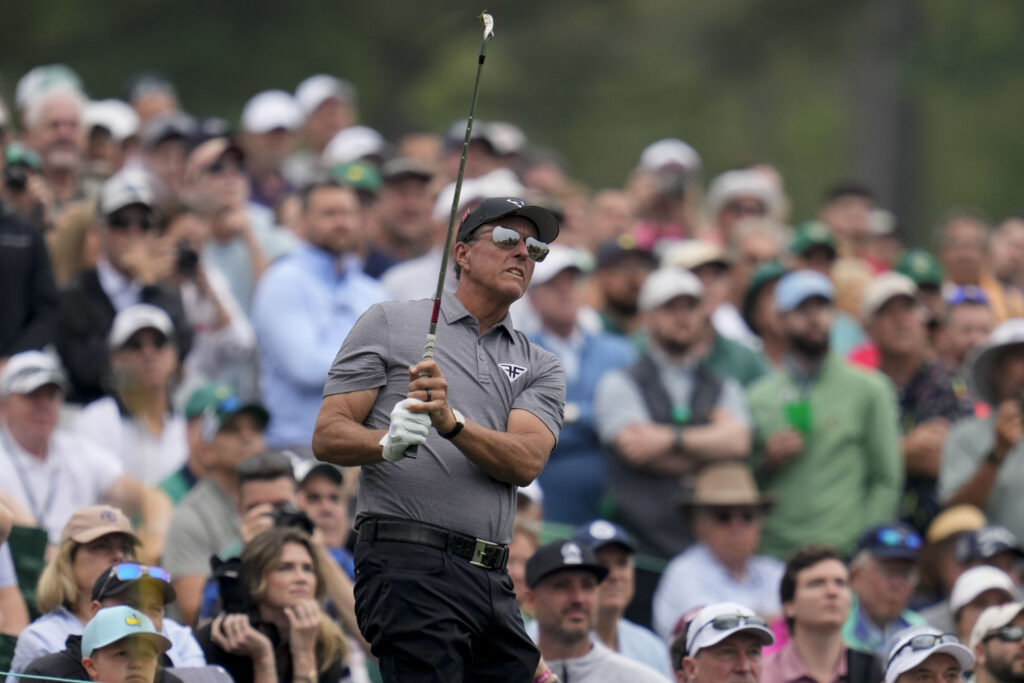 Mickelson back at Masters after year away from Augusta The Associated Press Mickelson back at Masters after year away from Augusta The Associated Press